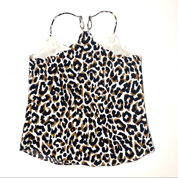 •J. Crew Factory leopard scalloped cami• Size 4 - Picture 3 of 9